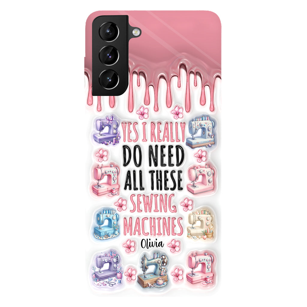 I Really Do Need All These Sewing Machines - Personalized Sewing Full Print Phone Case