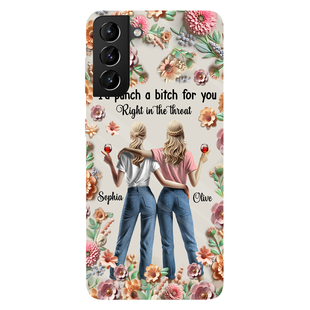 Punch Bitch Besties - Personalized Bestie Full Print Phone Case