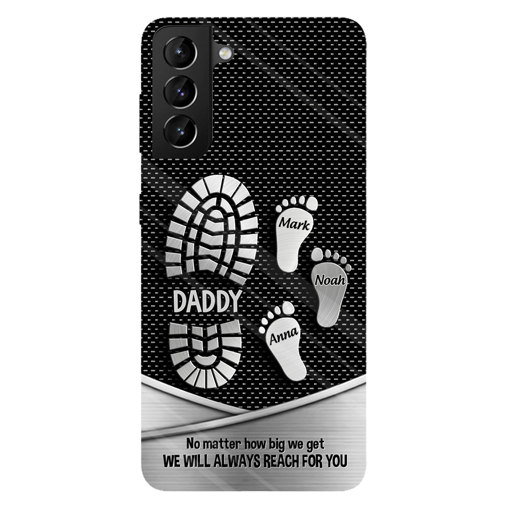 Your Footsteps Led Our Way - Personalized Father Full Print Phone Case