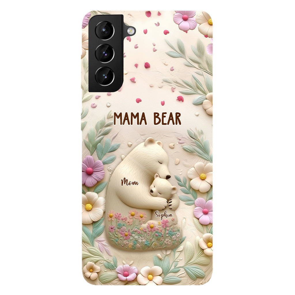 Mama Bär – Personalisierte Handyhülle mit Muttermotiv