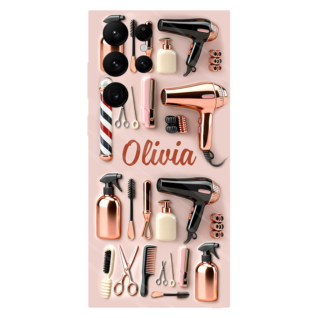 Perfekter Friseur – Personalisierte Handyhülle mit Friseurmotiv und Vollbild