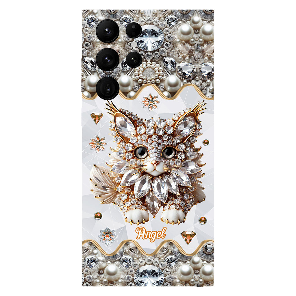 Liebe zur Perserkatze – Personalisierte Handyhülle mit Katzenmotiv