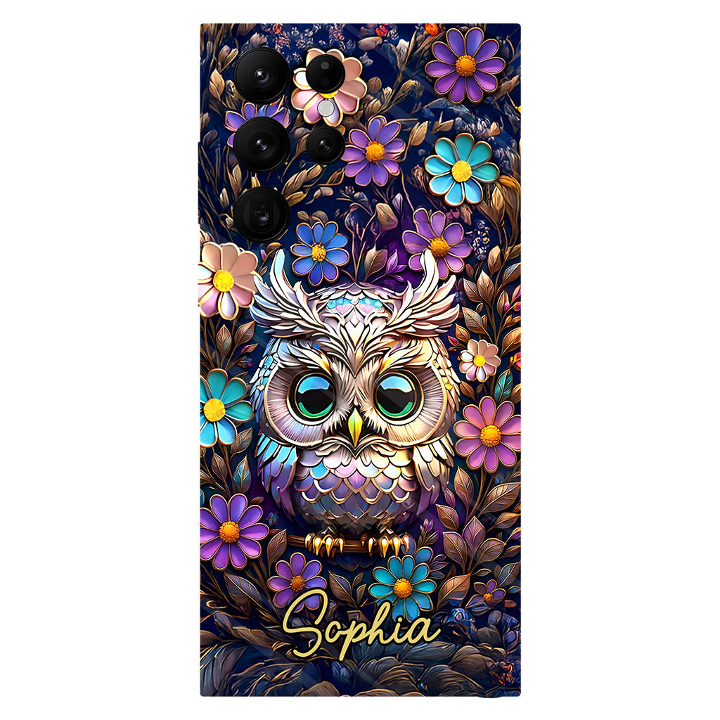 Cute Owl - Personalized Owl Full Print Phone Case