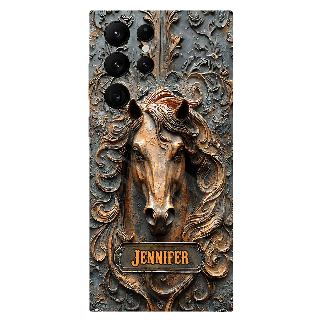 Liebe Pferde – Personalisierte Handyhülle mit Pferdemotiv