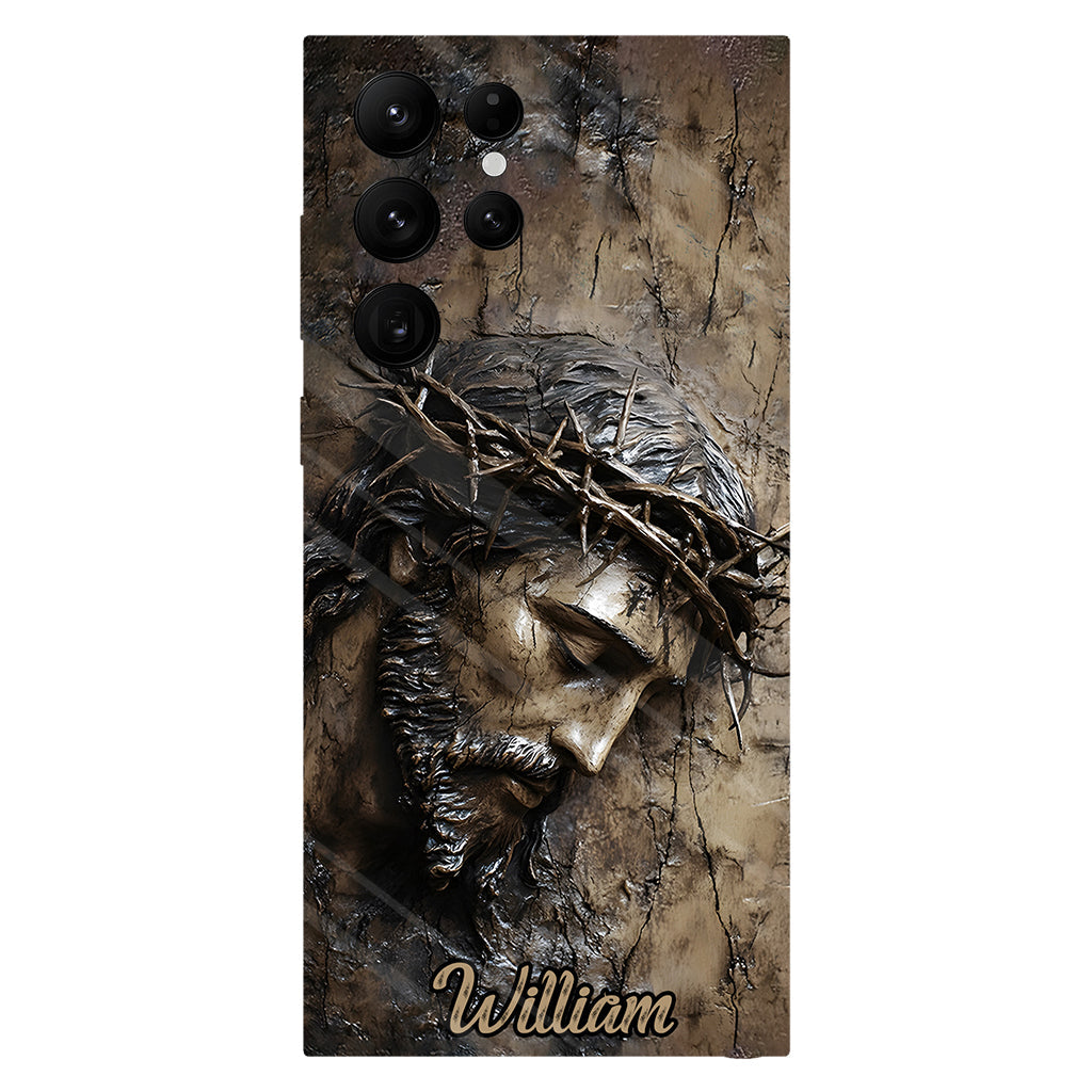 Glaube, Hoffnung, Liebe – Personalisierte Handyhülle mit christlichem Vollbilddruck