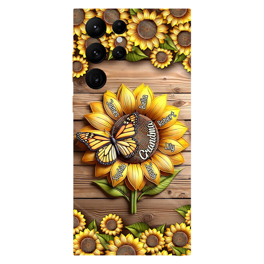 Du bist mein Sonnenschein, Oma und Mama – Personalisierte Handyhülle mit Oma-Motiv