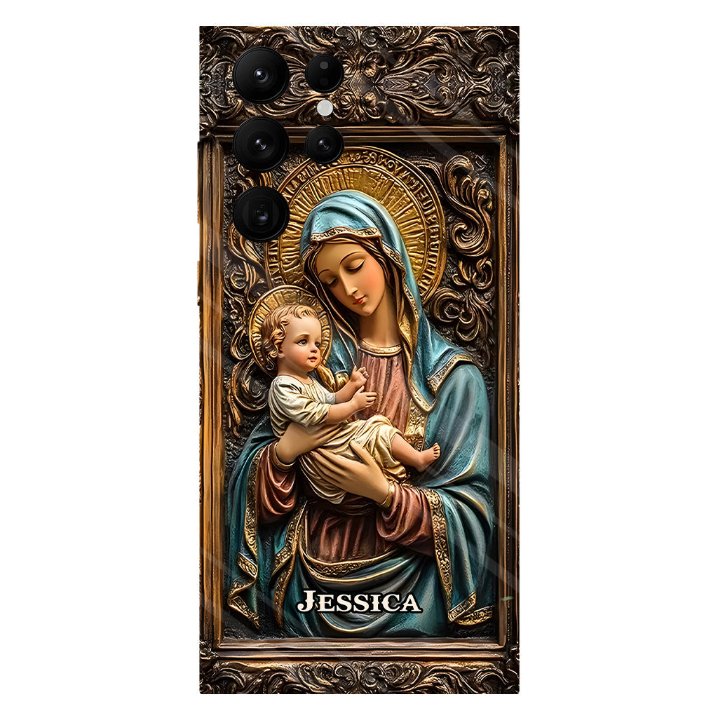 Personalisierte Handyhülle mit christlichem Vollbild für Gläubige