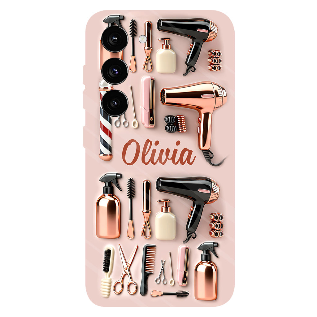Perfekter Friseur – Personalisierte Handyhülle mit Friseurmotiv und Vollbild