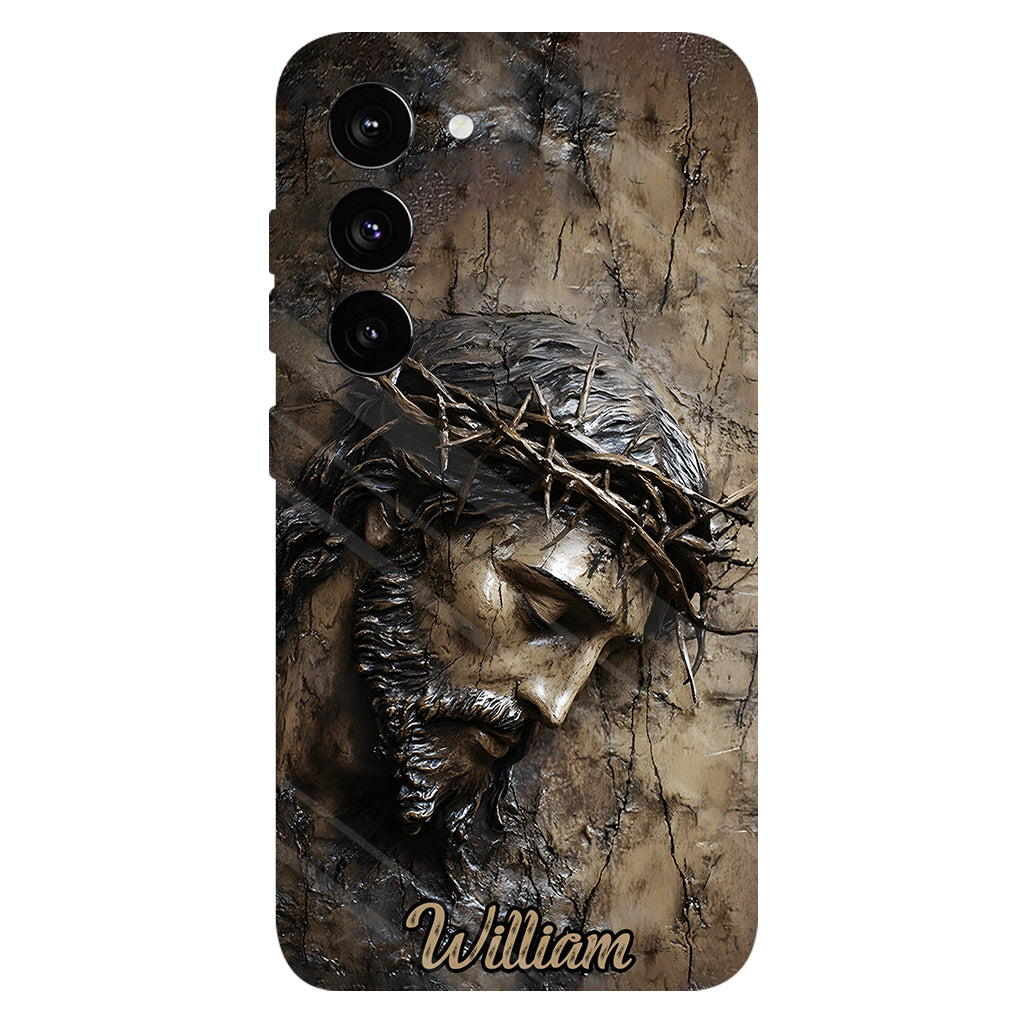 Glaube, Hoffnung, Liebe – Personalisierte Handyhülle mit christlichem Vollbilddruck