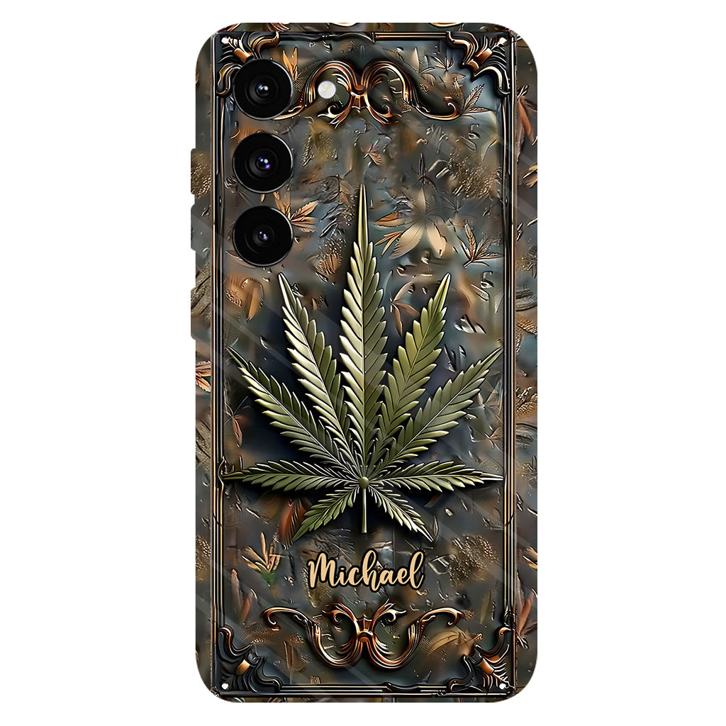 High Life - Personalized Weed Full Print Phone Case
