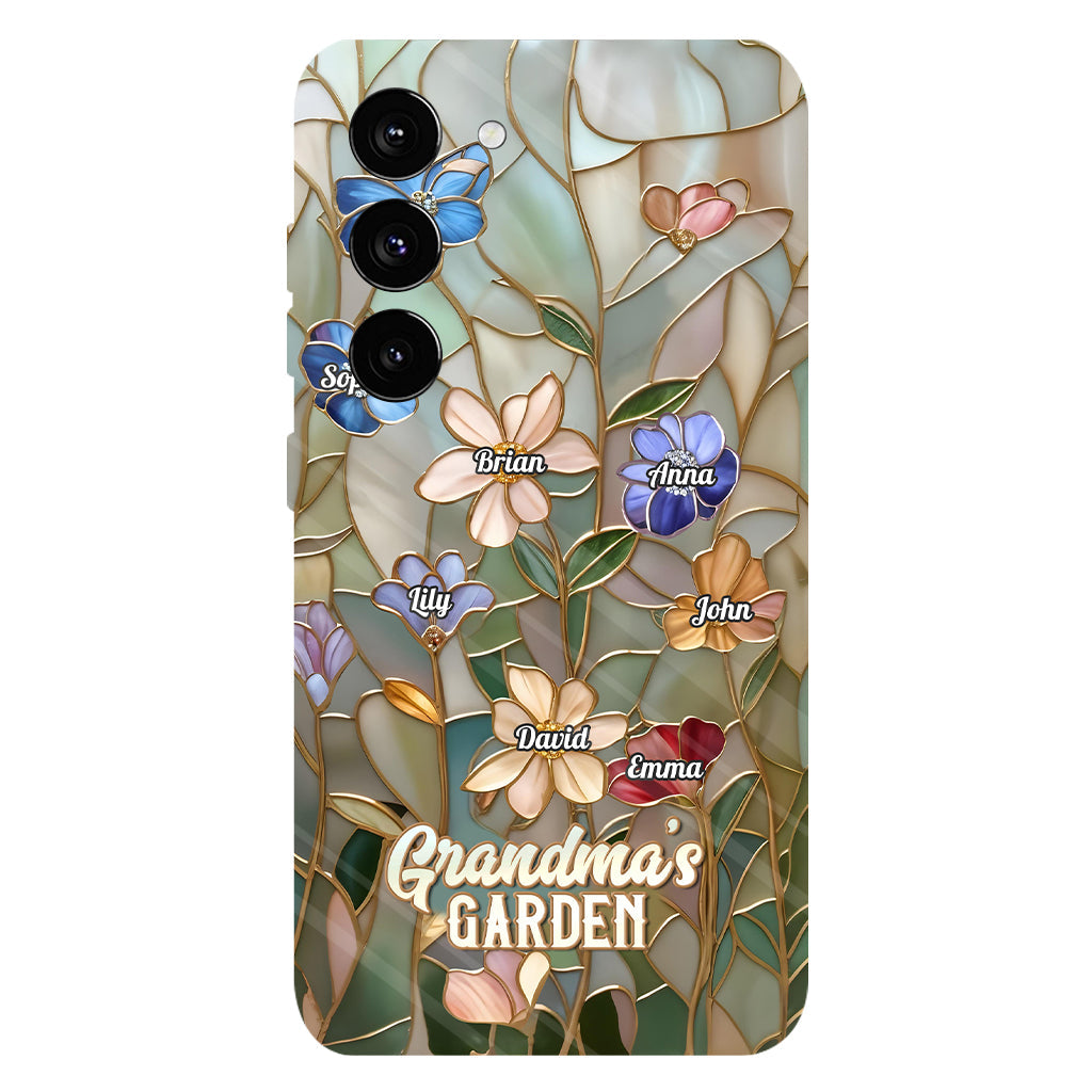 Grandma's Garden - Personalized Grandma Full Print Phone Case