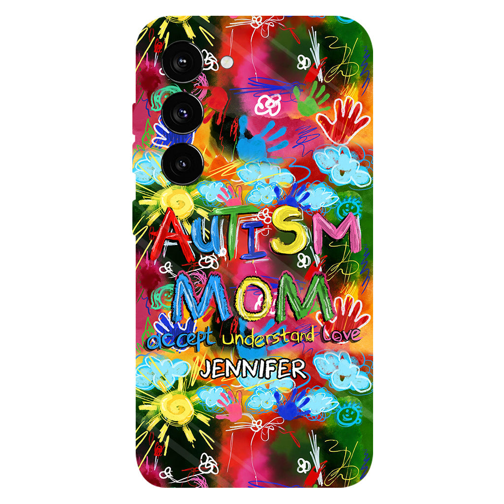 Autism Mom - Personalized Autism Awareness Full Print Phone Case