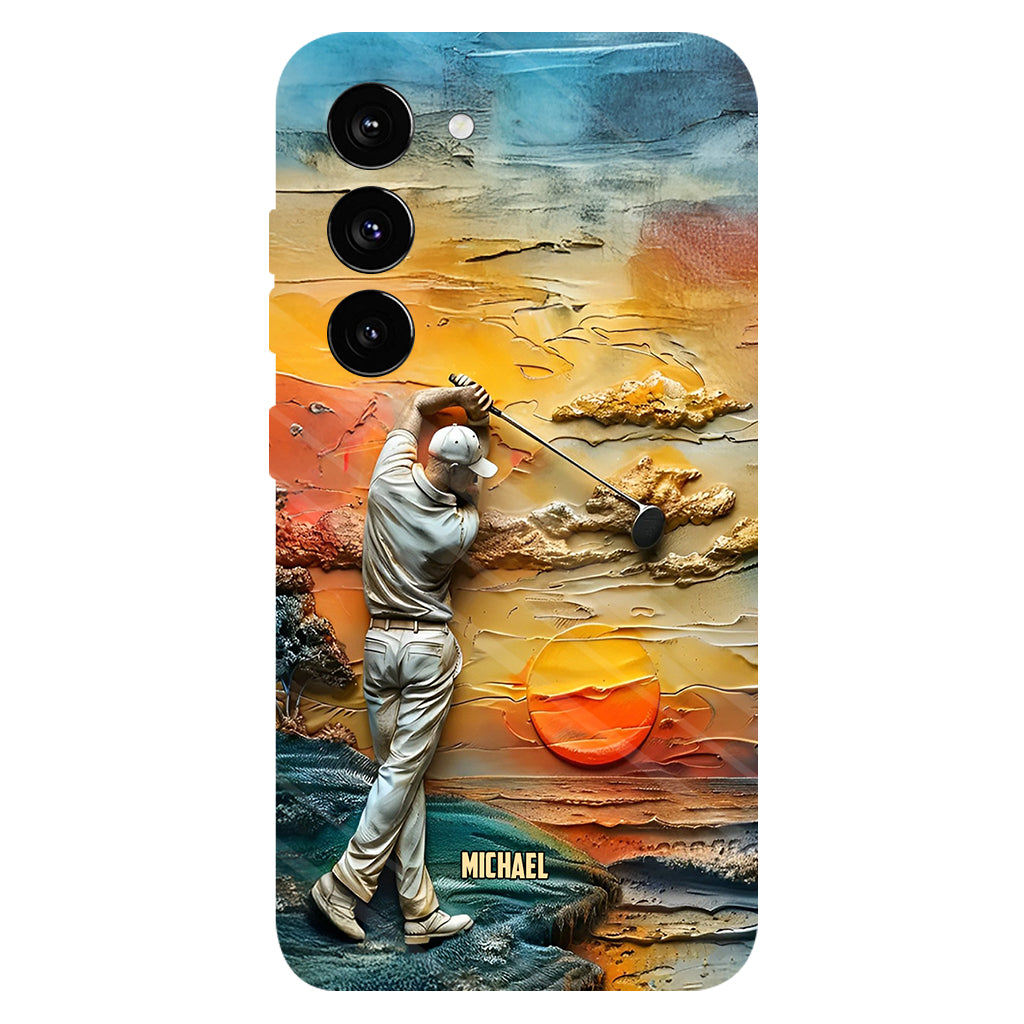 Golf Is My Life - Personalized Golf Full Print Phone Case