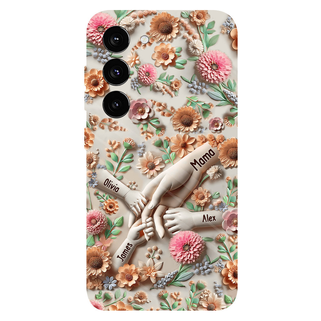 Hold Our Hands - Personalized Mother Full Print Phone Case