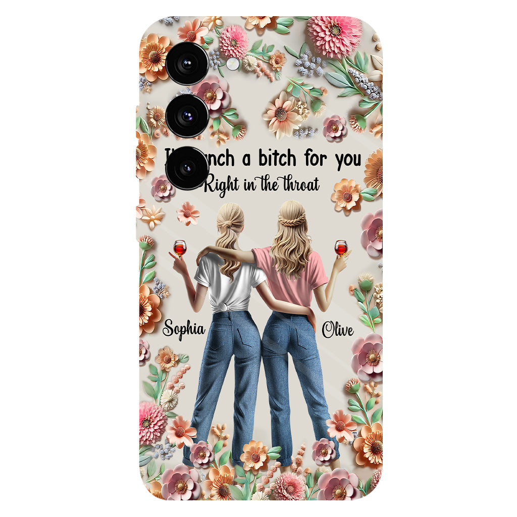 Punch Bitch Besties - Personalized Bestie Full Print Phone Case