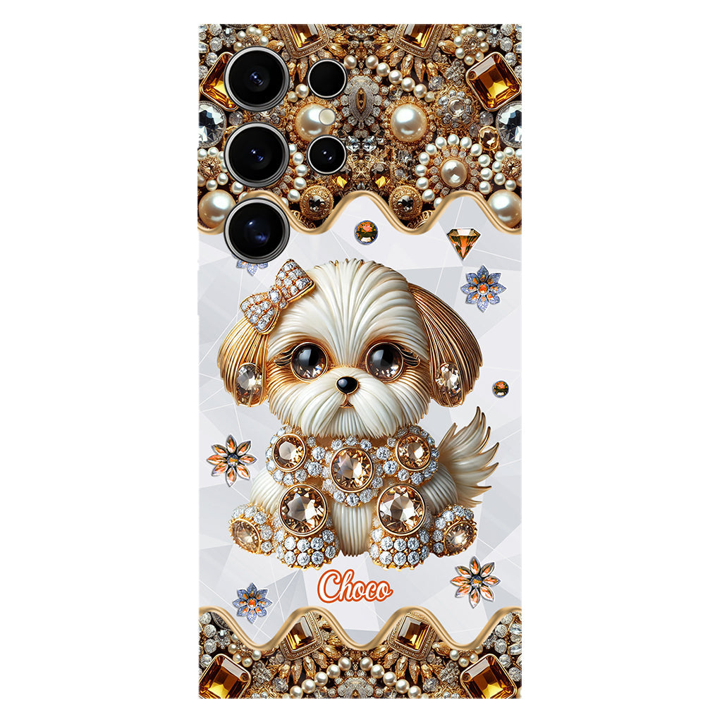 Liebe Shih Tzu - Personalisierte Handyhülle mit Hundemotiv