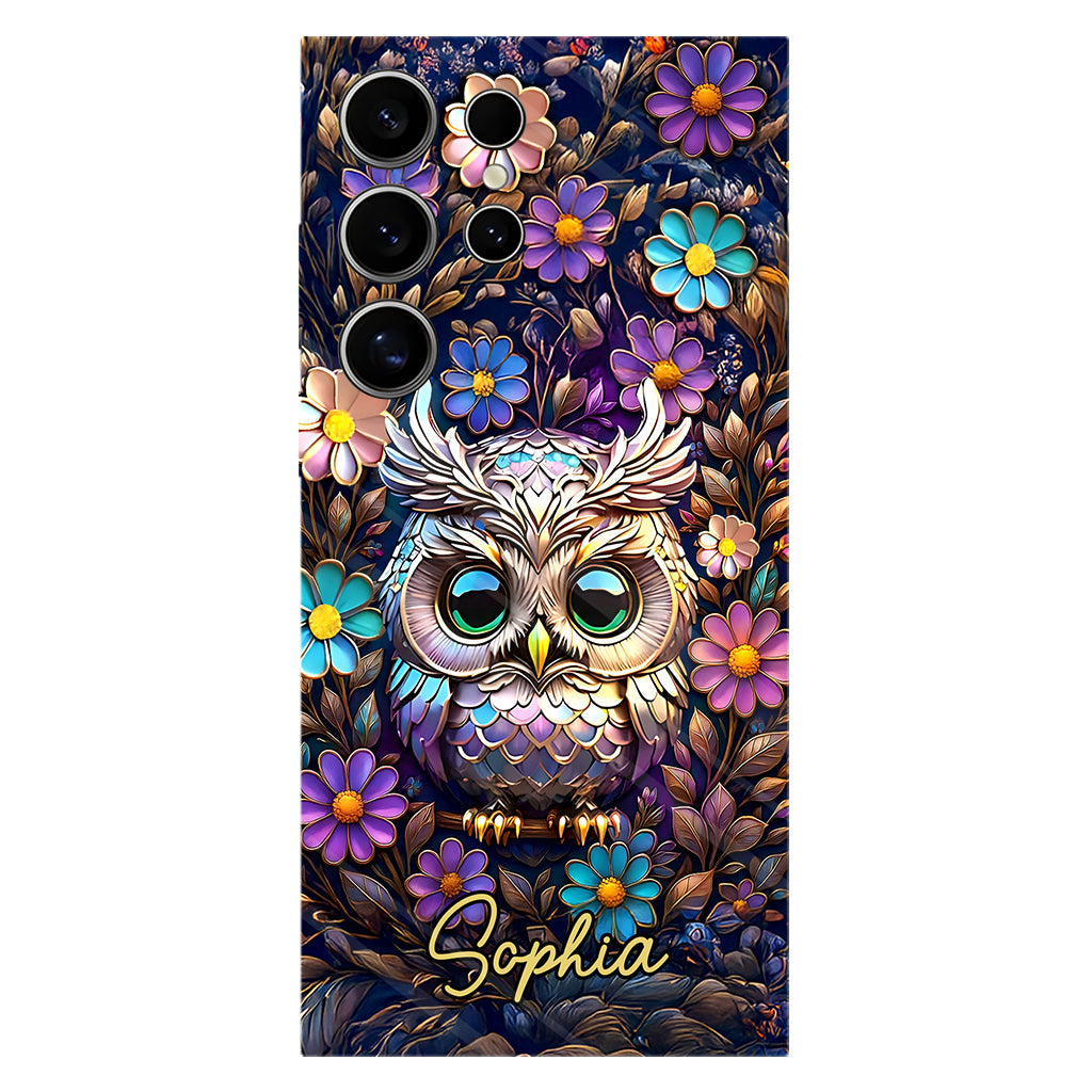 Cute Owl - Personalized Owl Full Print Phone Case