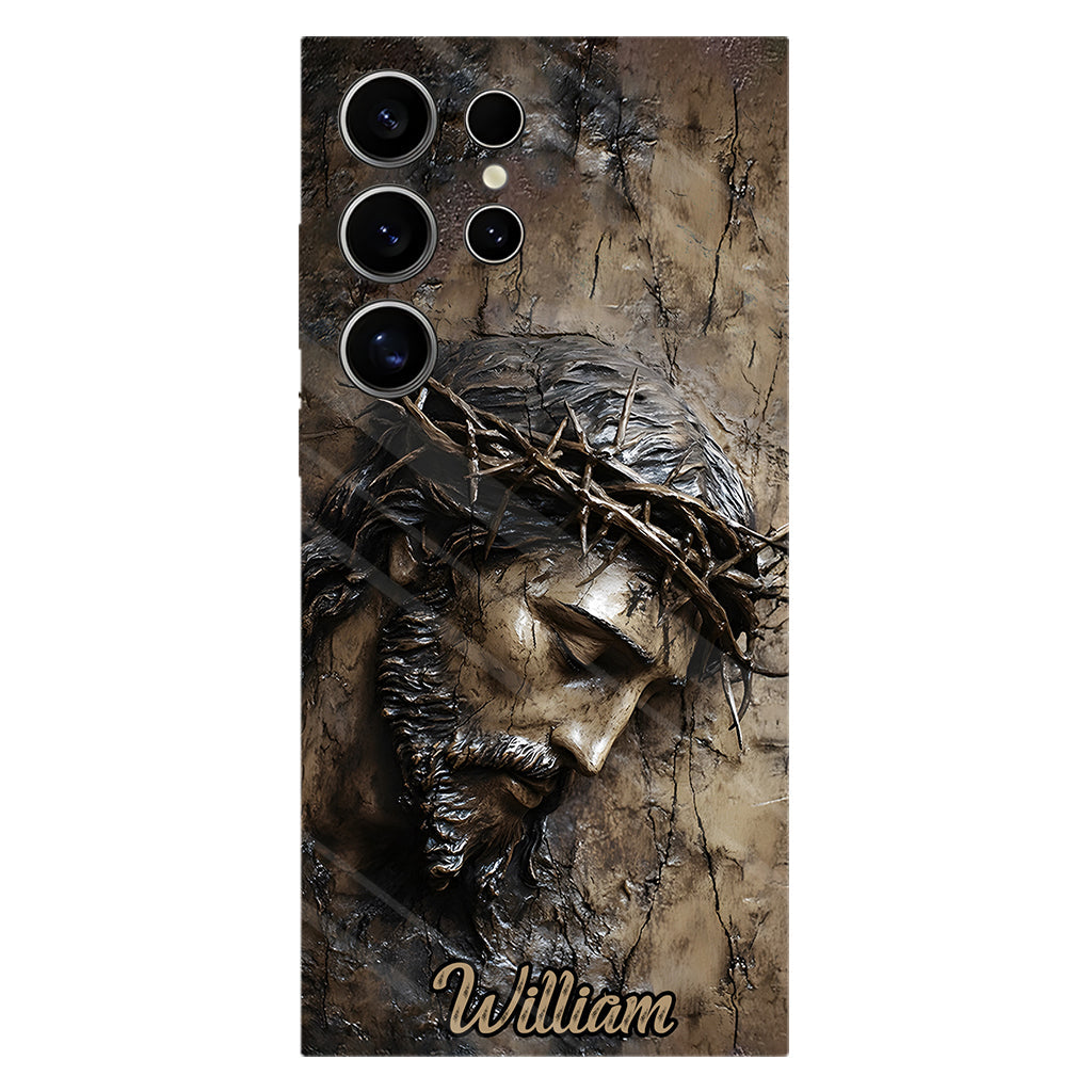 Glaube, Hoffnung, Liebe – Personalisierte Handyhülle mit christlichem Vollbilddruck