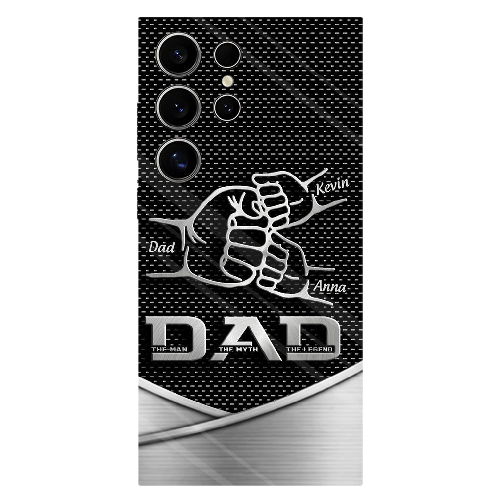 Dad The Man The Myth The Legend First Bump - Christmas Gift for Dad - Personalized Father Full Print Phone Case