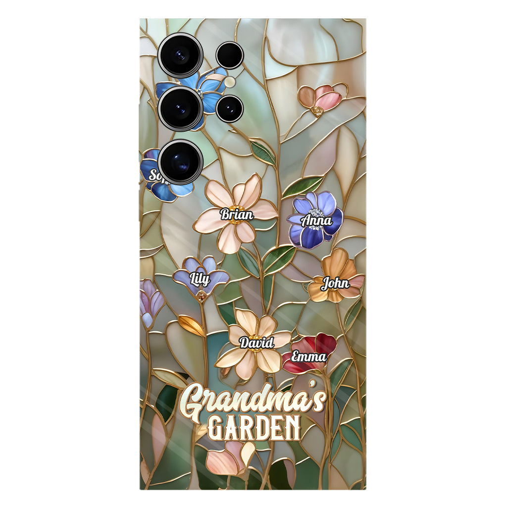 Grandma's Garden - Personalized Grandma Full Print Phone Case