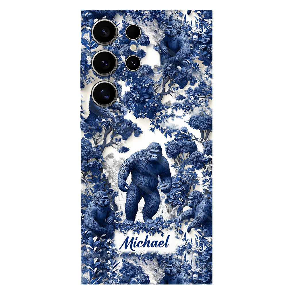 Bigfoot Summer Vibes - Personalized Hiking Full Print Phone Case
