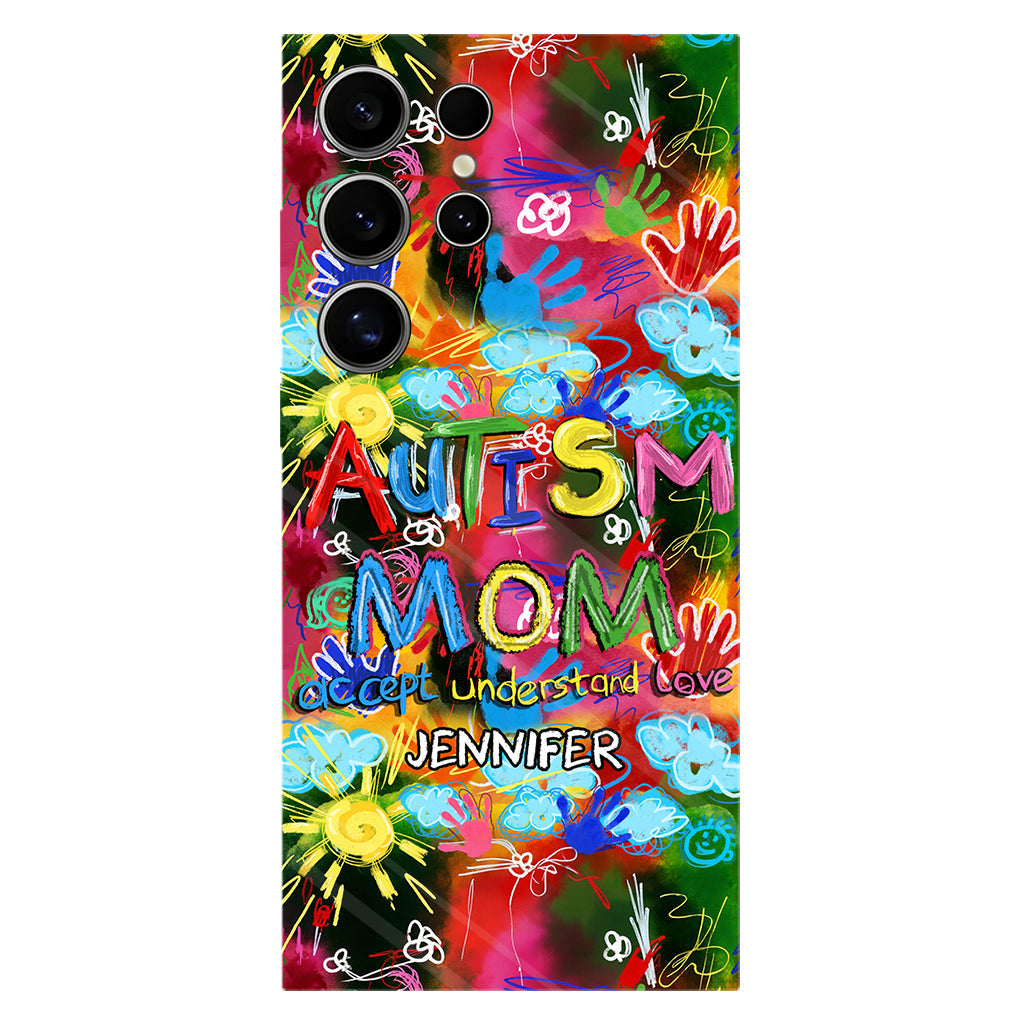 Autism Mom - Personalized Autism Awareness Full Print Phone Case