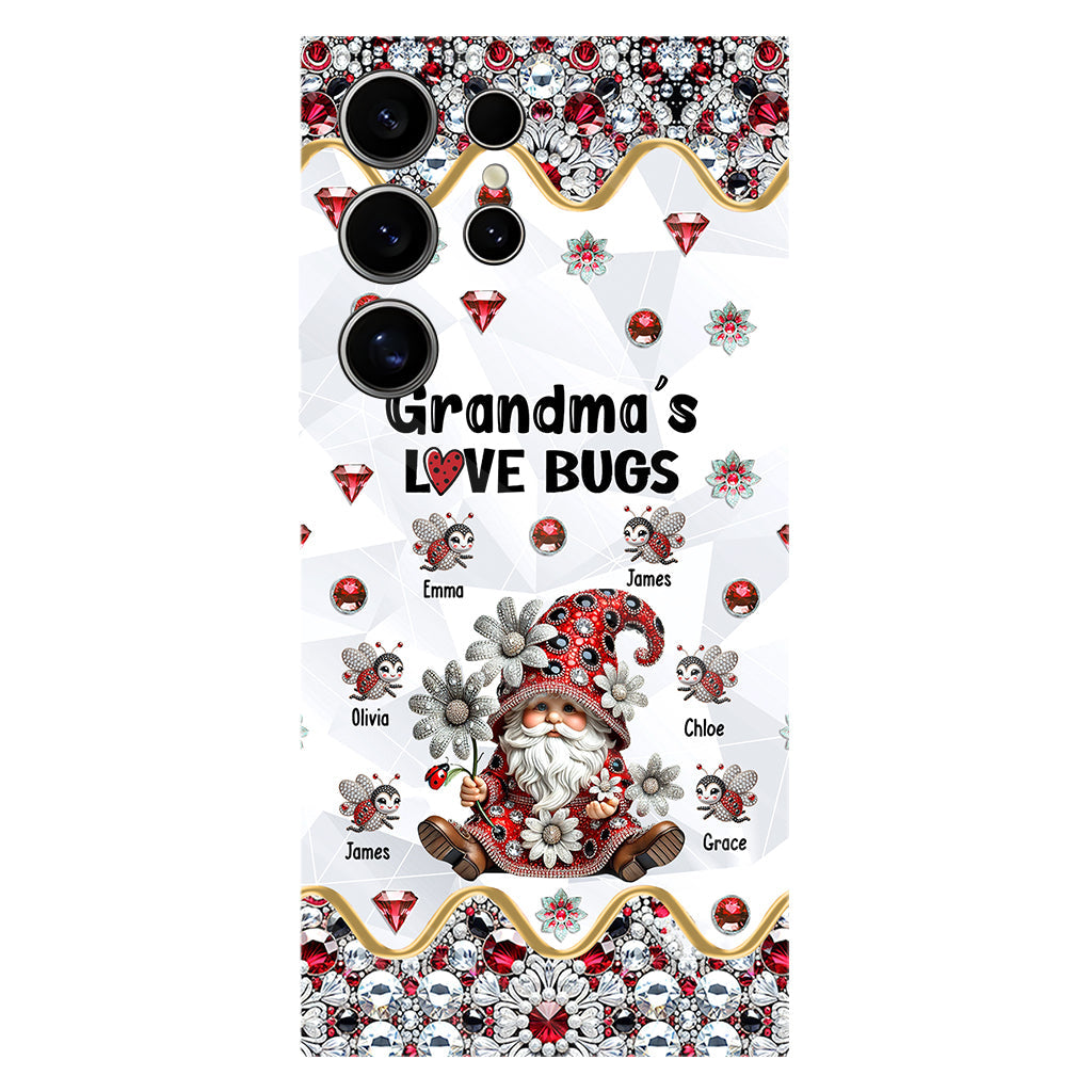 Omas Liebeskäfer – Personalisierte Handyhülle mit Oma-Motiv und Vollbild
