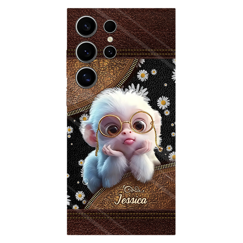 Cute Monkey - Personalized Full Print Phone Case