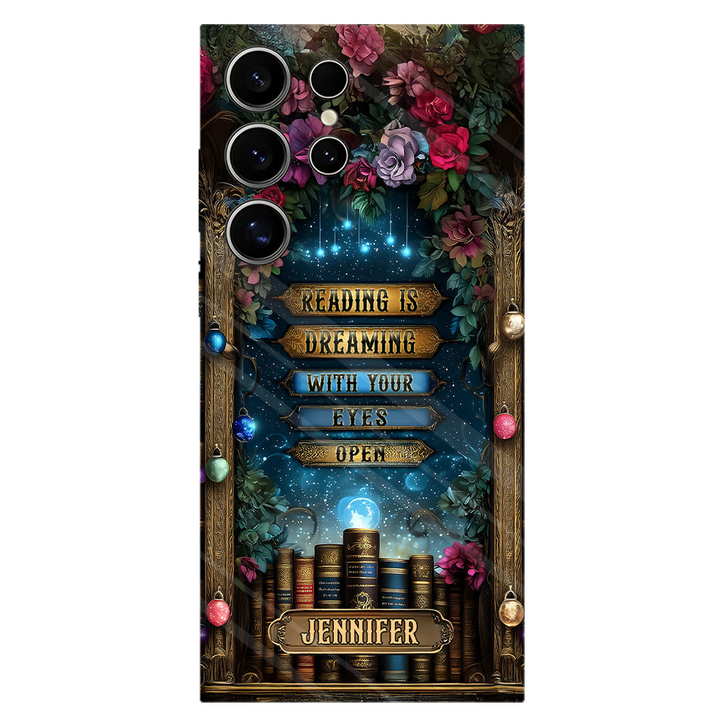 Reading is Dreaming - Personalized Book Full Print Phone Case