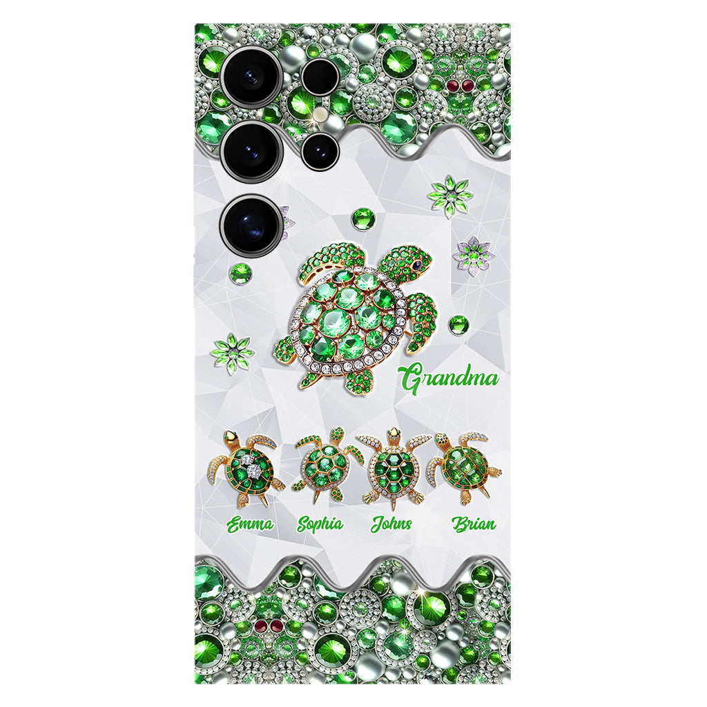 Grandma Of Little Turtles - Personalized Grandma Full Print Phone Case