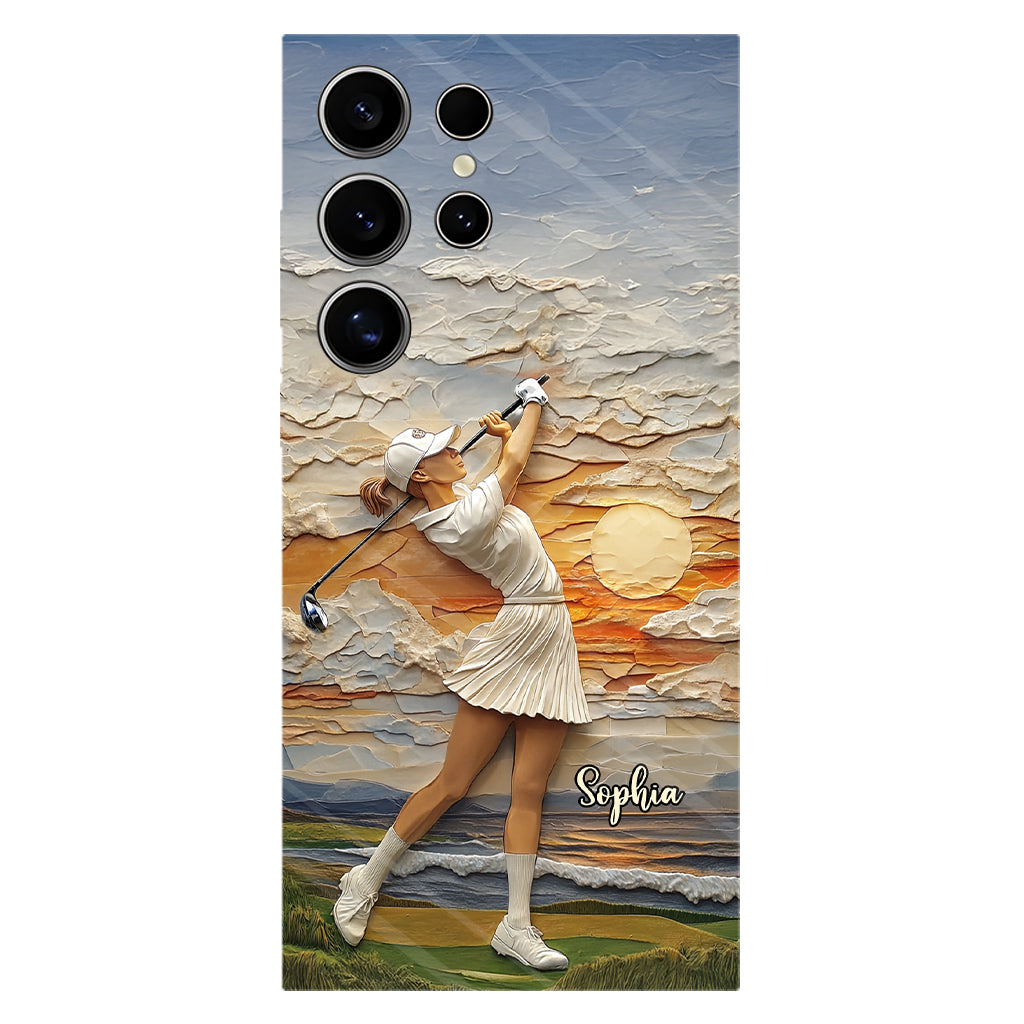 Golf Is My Life - Personalized Golf Full Print Phone Case