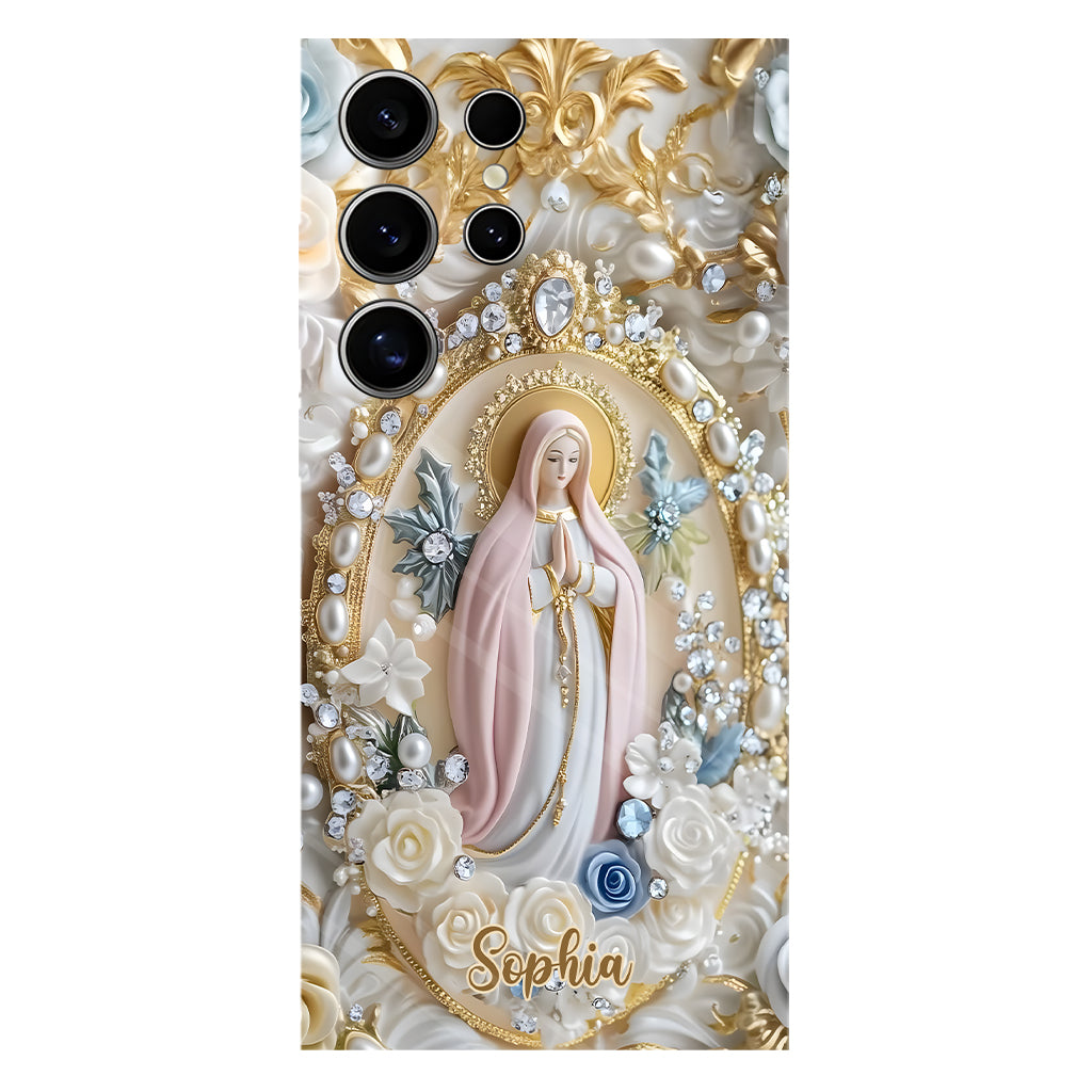 Personalisierte Handyhülle mit christlichem Vollbild für Gläubige