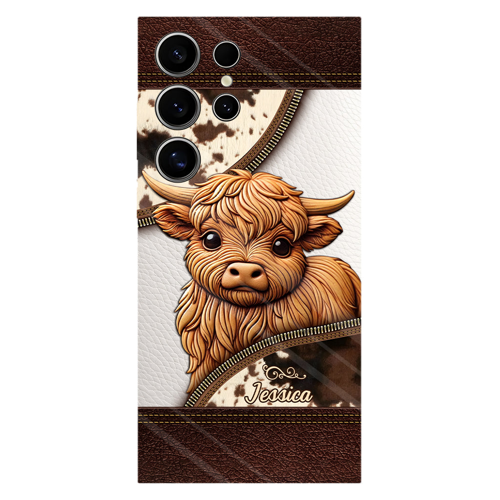 Love Highland Cows - Personalized Full Print Phone Case