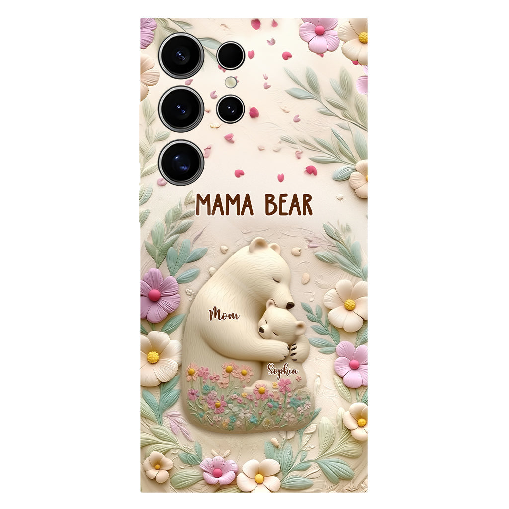 Mama Bär – Personalisierte Handyhülle mit Muttermotiv