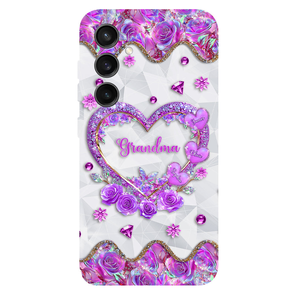 Omas Lieblinge - Personalisierte Handyhülle mit Oma-Motiv