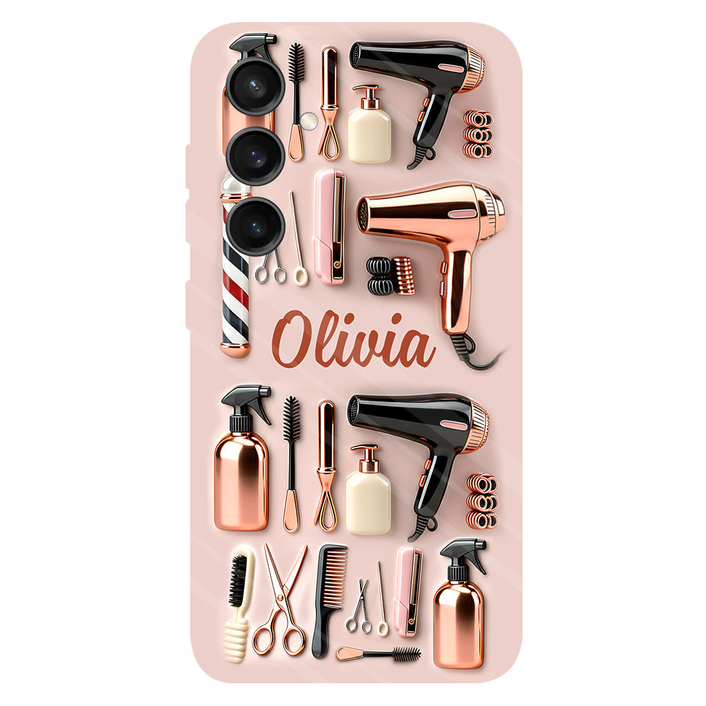 Perfekter Friseur – Personalisierte Handyhülle mit Friseurmotiv und Vollbild