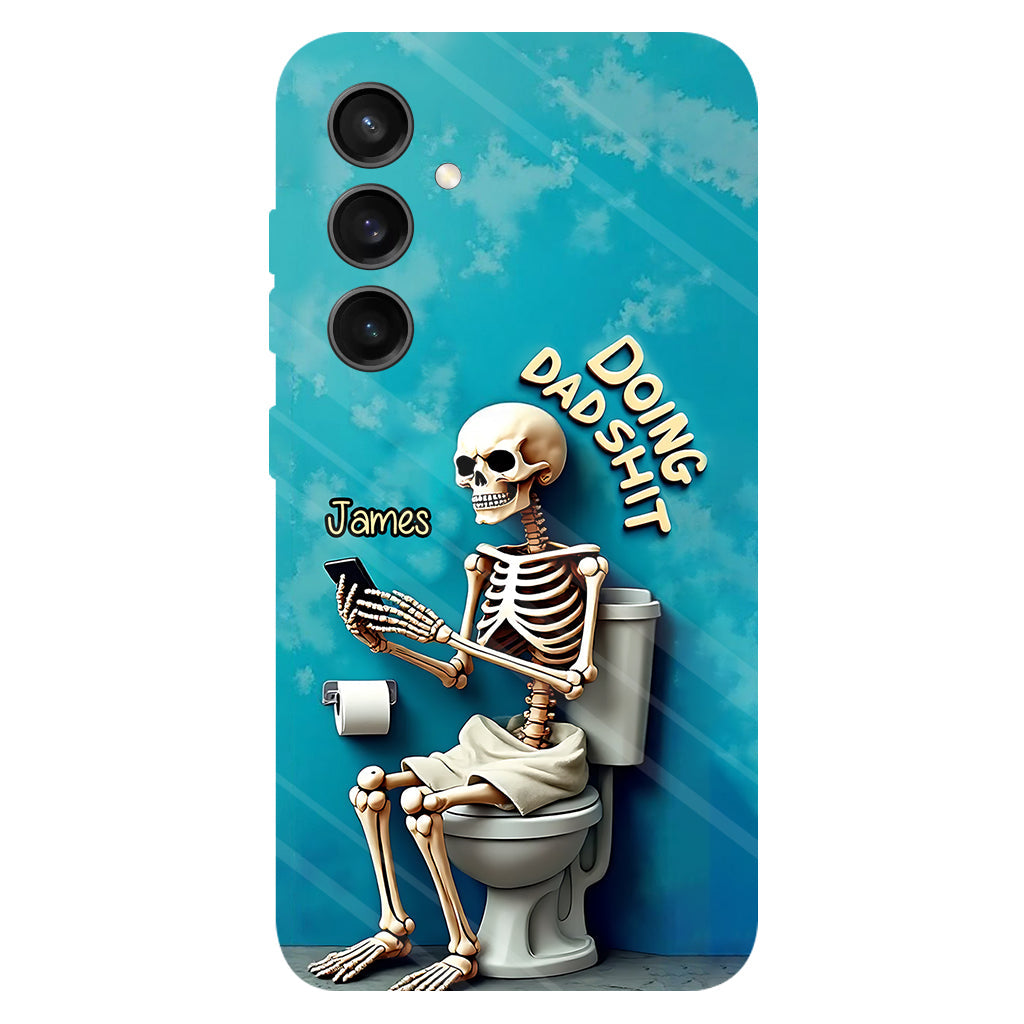 Doing Dad Shit - Personalized Father Full Print Phone Case