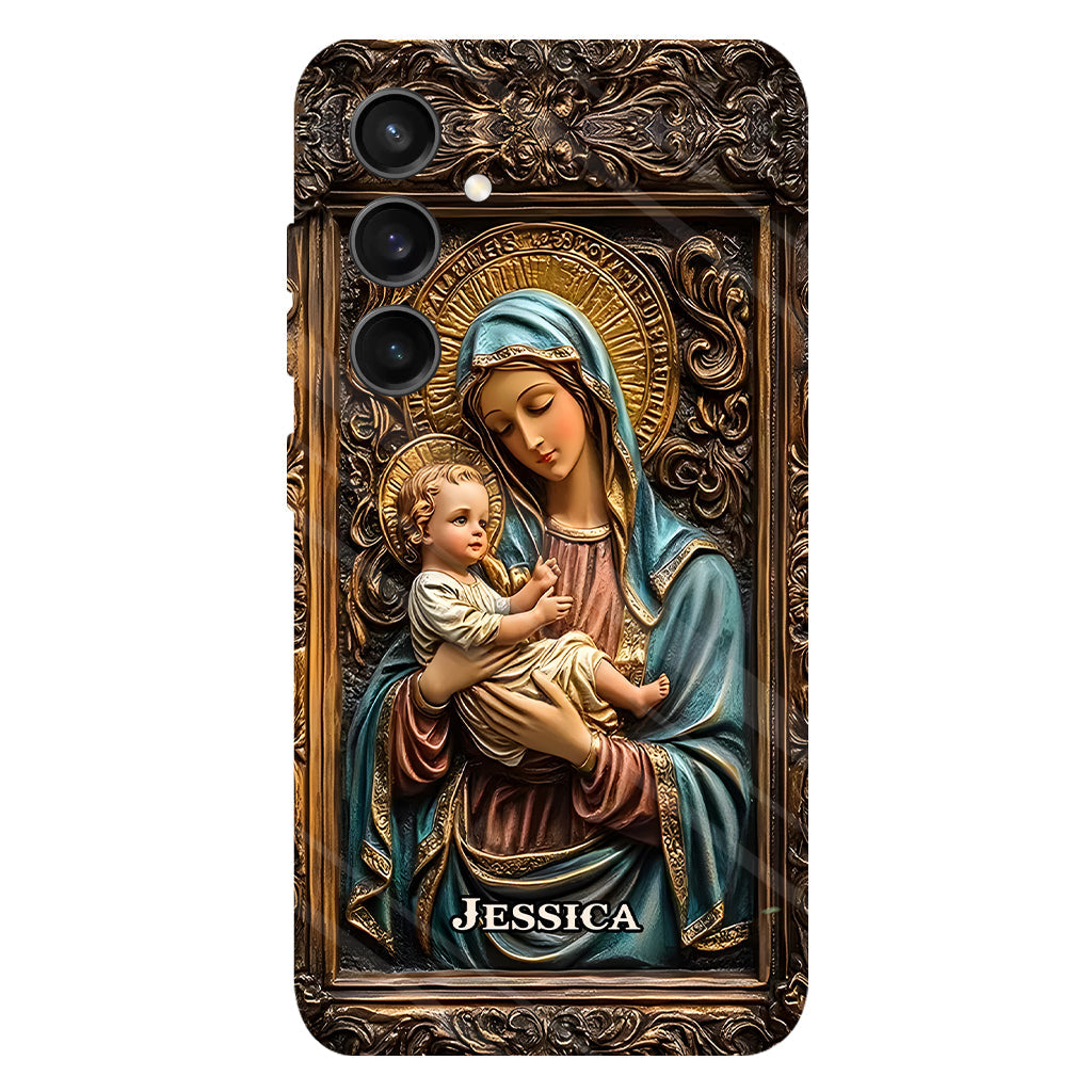 Personalisierte Handyhülle mit christlichem Vollbild für Gläubige