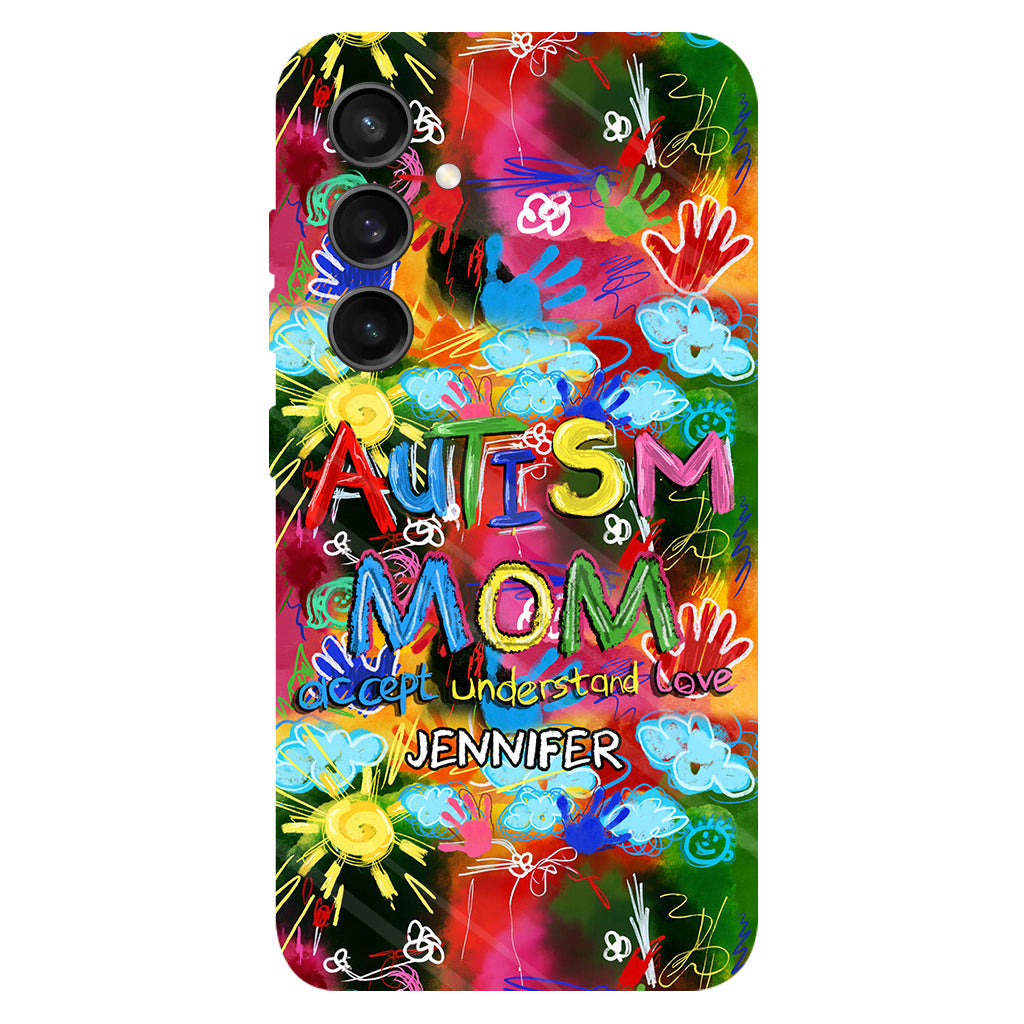 Autism Mom - Personalized Autism Awareness Full Print Phone Case