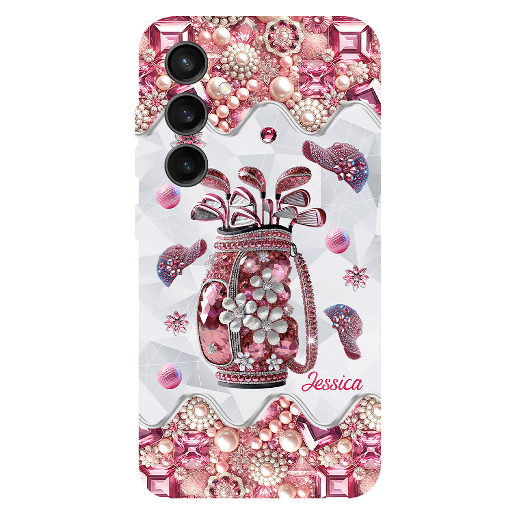 Just A Girl Who Loves Golf - Personalized Golf Full Print Phone Case