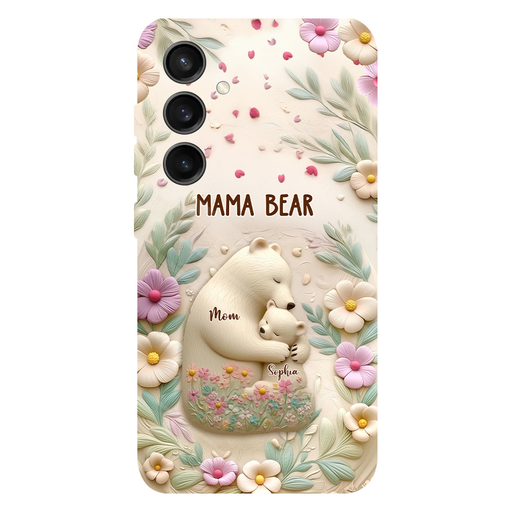 Mama Bär – Personalisierte Handyhülle mit Muttermotiv