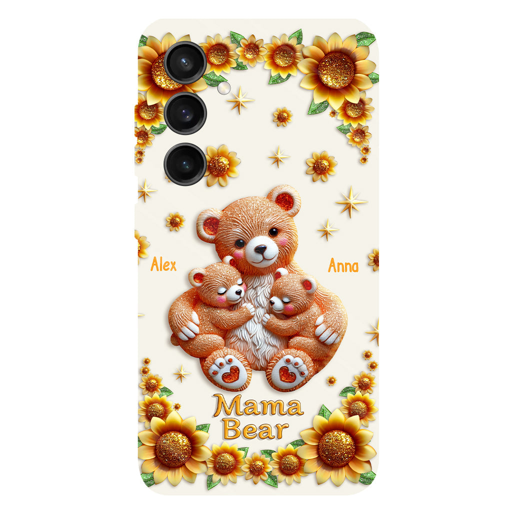 Mama Bear - Personalized Mother Full Print Phone Case