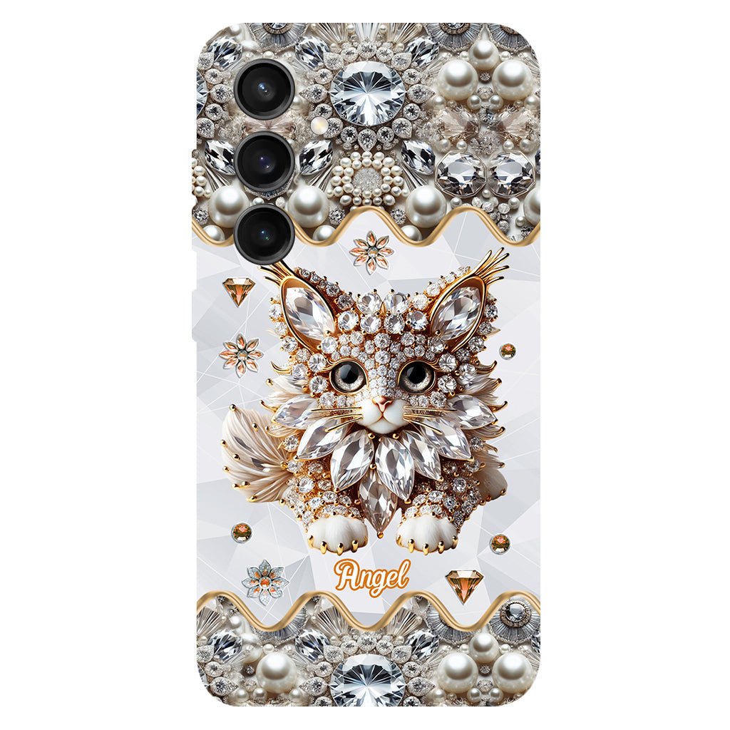 Liebe zur Perserkatze – Personalisierte Handyhülle mit Katzenmotiv