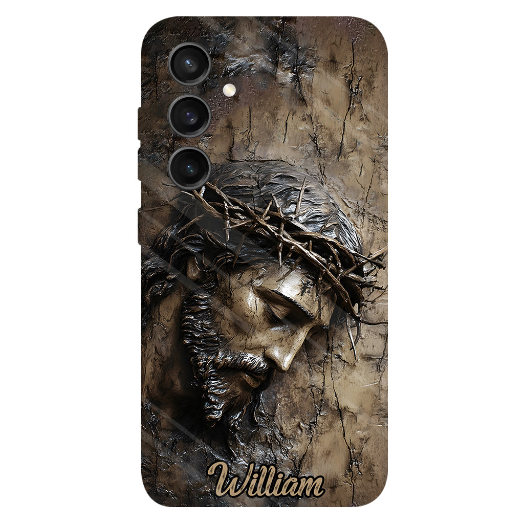 Glaube, Hoffnung, Liebe – Personalisierte Handyhülle mit christlichem Vollbilddruck