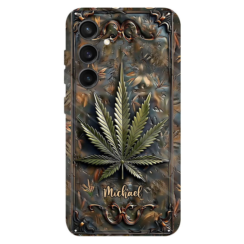 High Life - Personalized Weed Full Print Phone Case