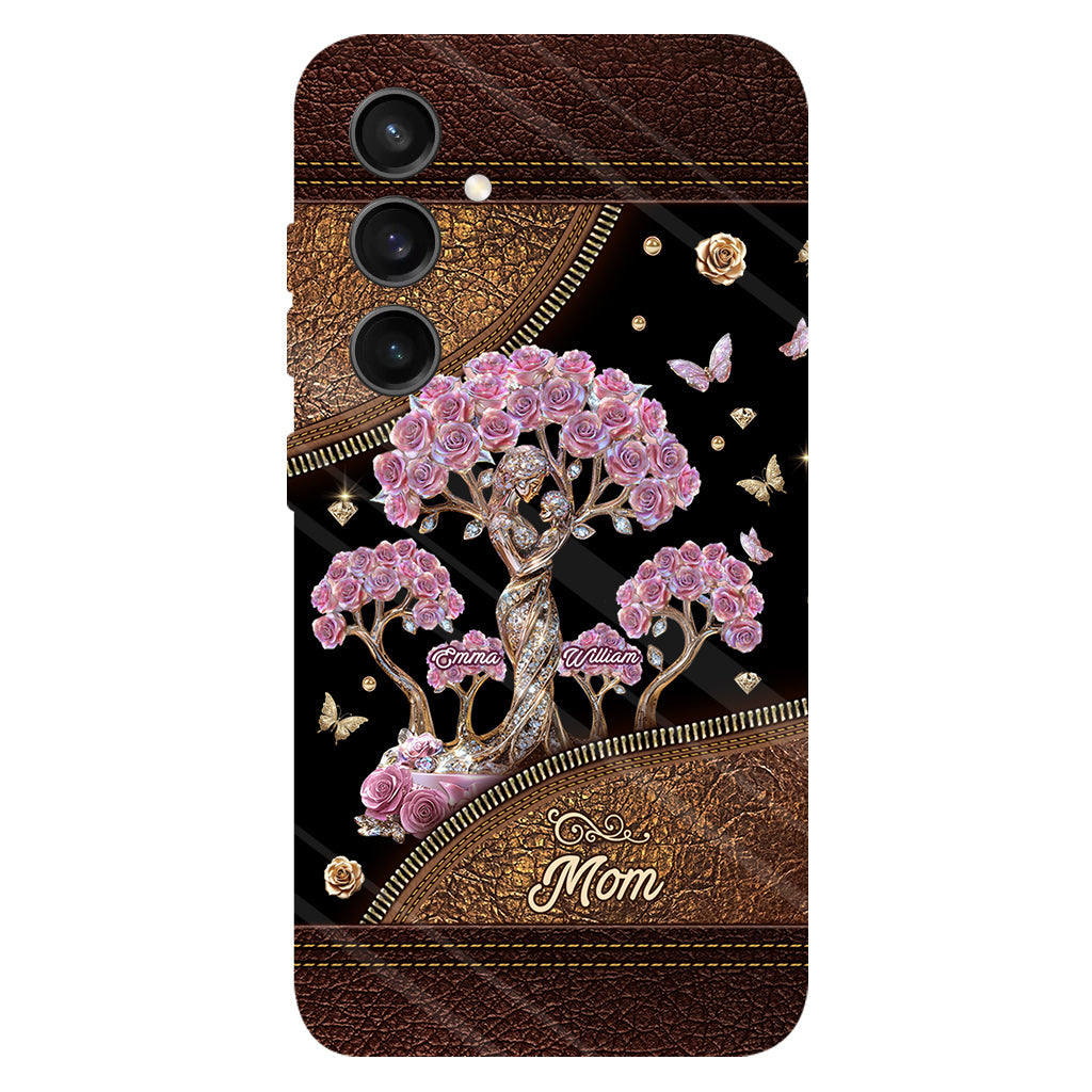 Die Liebe zwischen Mutter und ihren Kindern – Personalisierte Handyhülle mit Muttermotiv