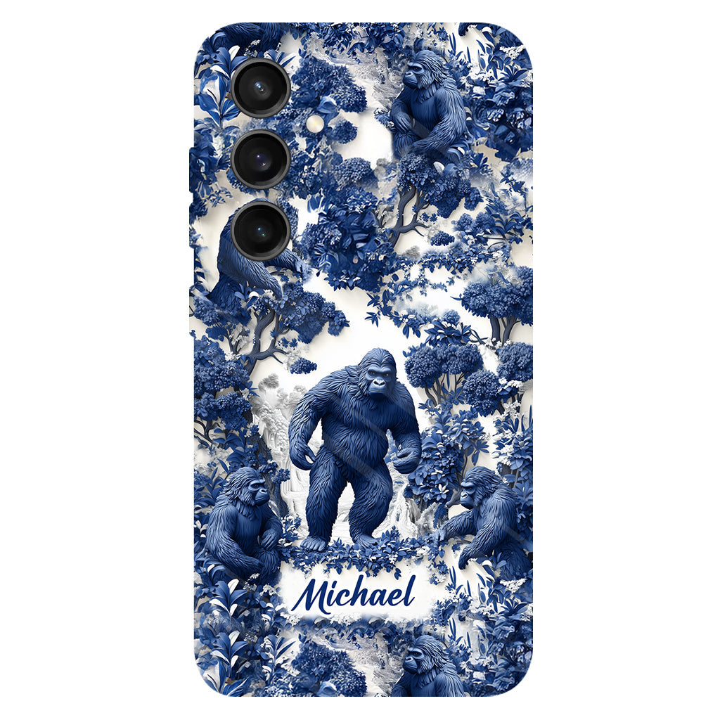 Bigfoot Summer Vibes - Personalized Hiking Full Print Phone Case