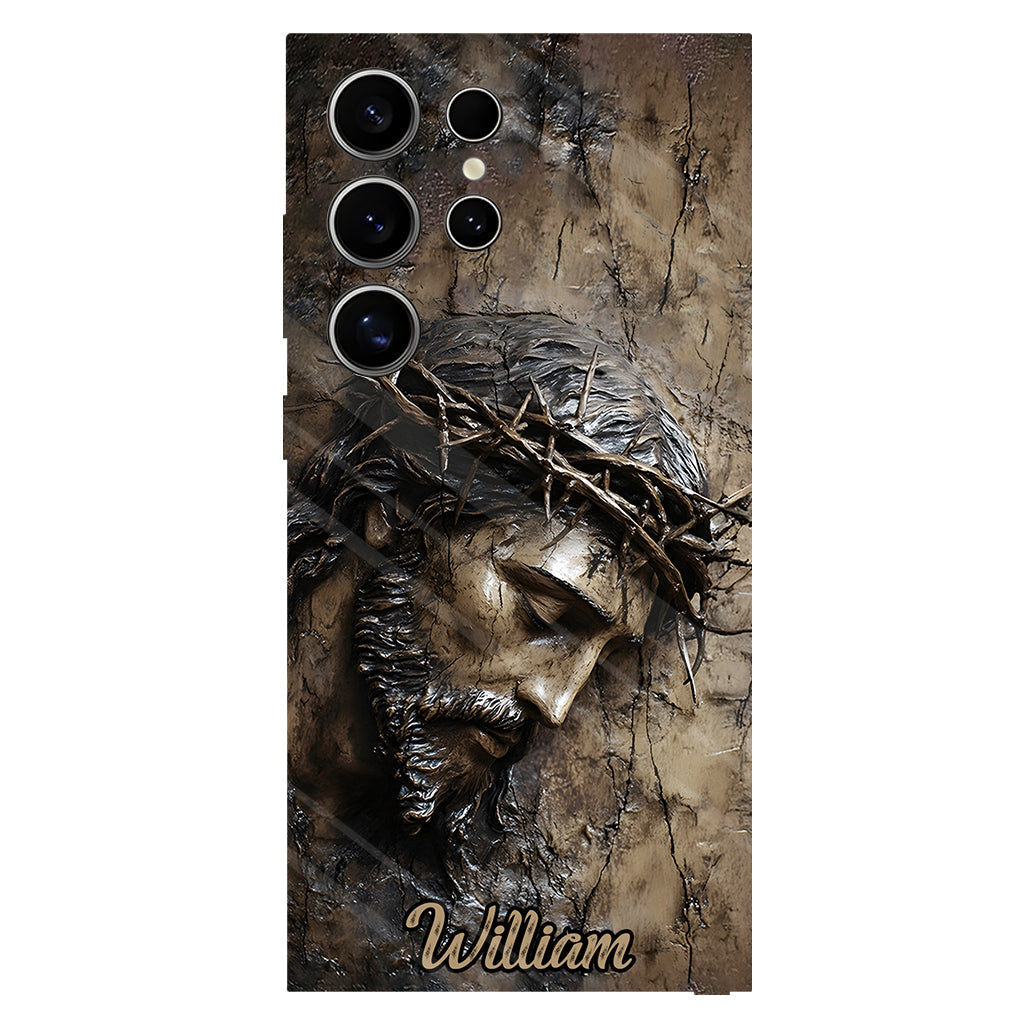 Glaube, Hoffnung, Liebe – Personalisierte Handyhülle mit christlichem Vollbilddruck