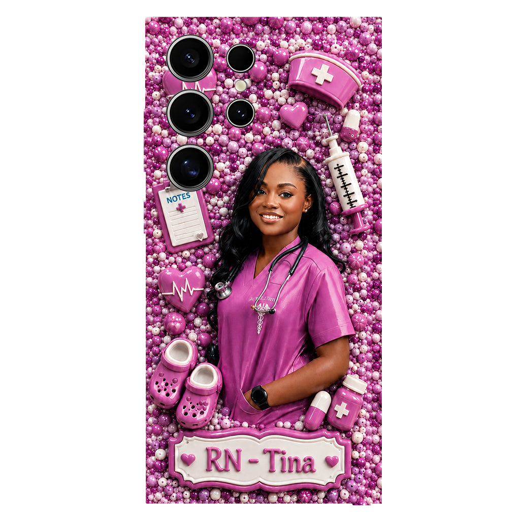 Love Being A Nurse - Personalized Nurse Full Print Phone Case