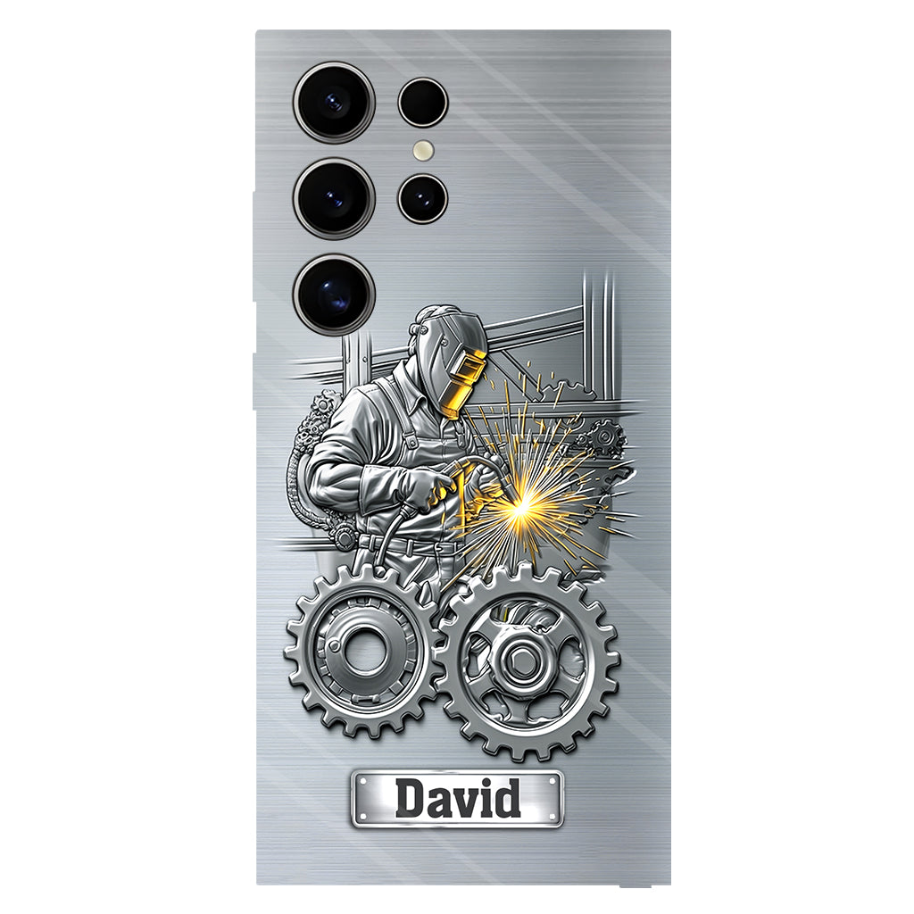 Aus Starken werden Schweißer – Personalisierte Handyhülle mit Schweißer-Motiv